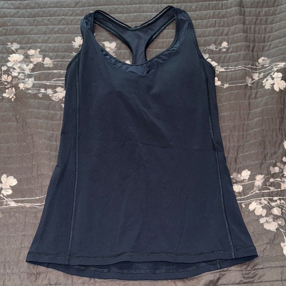 lululemon athletica Black Tank Top